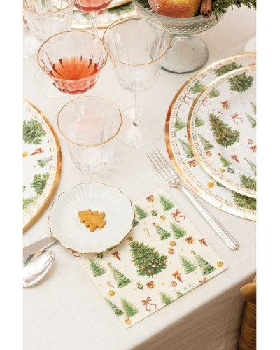 Tovaglioli Christmas Forest 33x33 16pz
