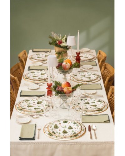 Piatto Christmas Forest 27cm 8pz