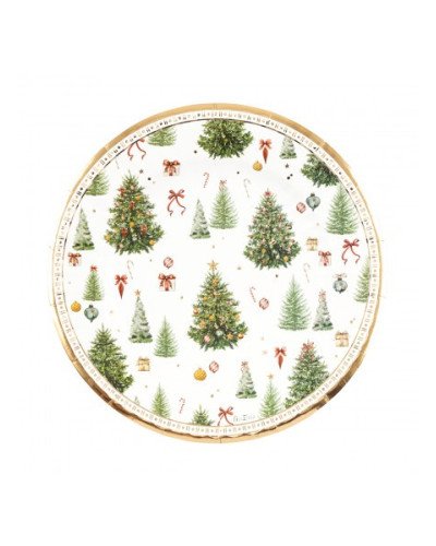 Piatto Christmas Forest 27cm 8pz