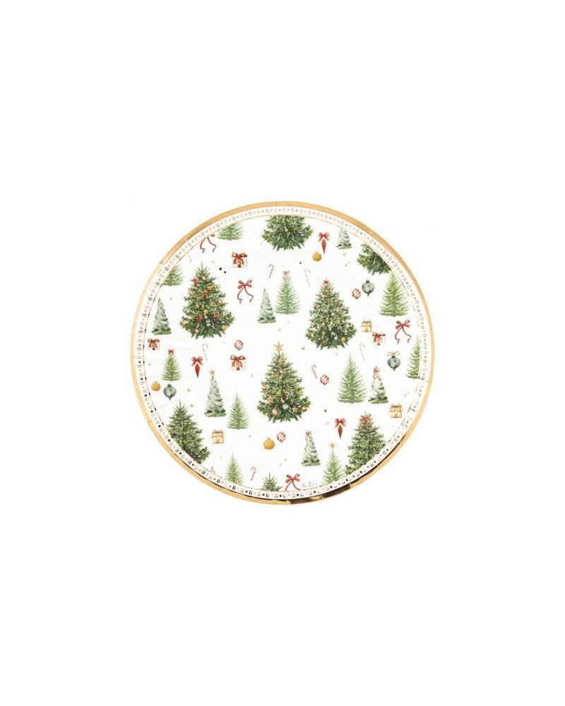 Sottopiatto Red Royal 33cm 6pz per le tavole natalizie