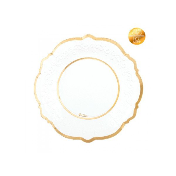 Piatto Gold Liberty 27cm 8pz
