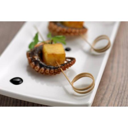 Spiedi Ricciolo Bamboo 12 cm 100 pz | Pietrangioli