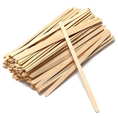 Palettine da caffè in legno 11 cm - 1000 pz