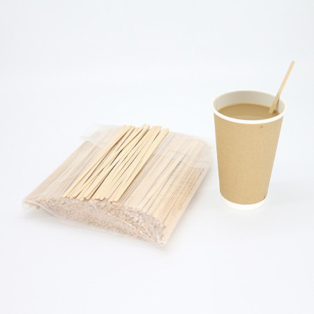 Palettine da caffè in legno 11 cm - 1000 pz