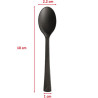 Mini Cucchiaini Neri CPLA 10 cm 100 pz | Pietrangioli