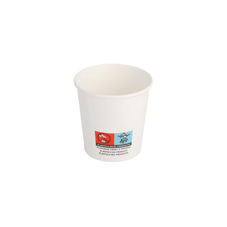 Bicchieri da Caffè Bianchi da 75ml 1 Parete - 50pz