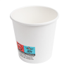 Bicchieri da caffè bianchi in carta kraft riciclabile 90 ml - 50 pz