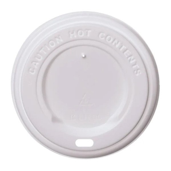 Coperchio in PS con foro Diametro 5,4cm - 50pz