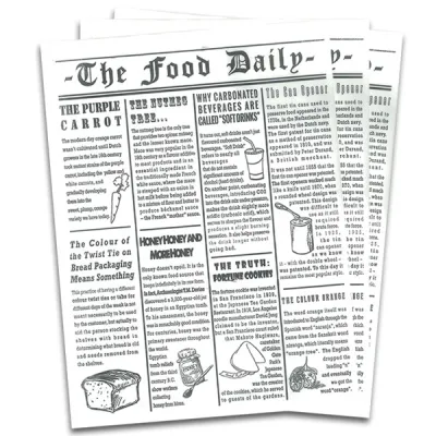 Tovagliette americane antigrasso Daily Newspaper 30x40 cm - 500 pz