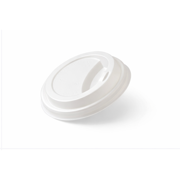 Coperchi compostabili con beccuccio per bicchieri da 360 ml - 100 pz