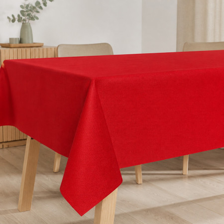 Tovaglia in TNT rossa 140x240 cm Linea Superior per tavolate e catering