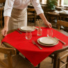 Tovaglie in TNT rosse 100x100 cm Linea Superior per ristoranti - 25 pz