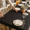 Tovaglie in TNT nere 100x100 cm Linea Superior per ristoranti - 25 pz
