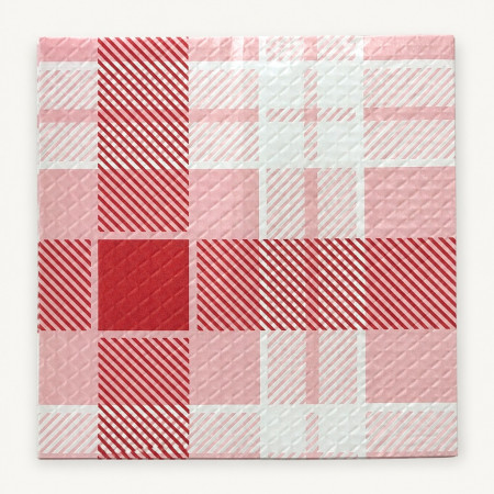 Tovaglie Carta Scozzese Rossa 100x100 cm 50 pz | Pietrangioli