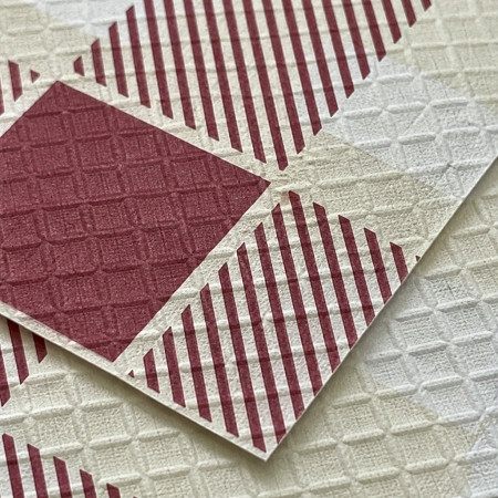 Tovaglie Scozzese Champagne 100x100 cm 50 pz | Pietrangioli