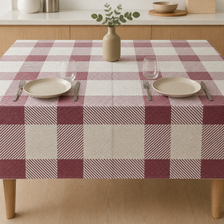 Tovaglie Scozzese Champagne 100x100 cm 50 pz | Pietrangioli