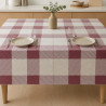 Tovaglie di carta a quadretti Risto-Scozzese champagne 100x100 cm - 50 pz