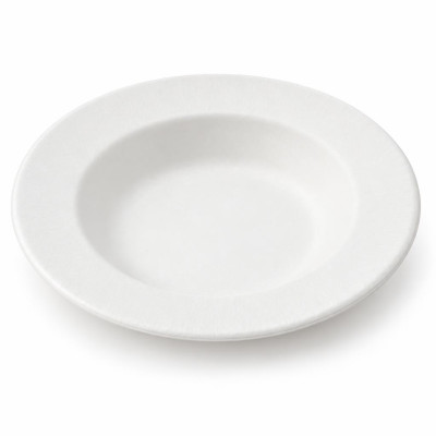 Piatti fondi compostabili in polpa di cellulosa Ø 23 cm - 50 pz