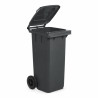 Bidone carrellato 120 litri Mobil Plastic con ruote e coperchio - raccolta differenziata