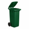 Bidone carrellato 120 litri Mobil Plastic con ruote e coperchio - raccolta differenziata