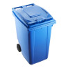 Bidone carrellato 360 litri Mobil Plastic con ruote e coperchio - raccolta differenziata