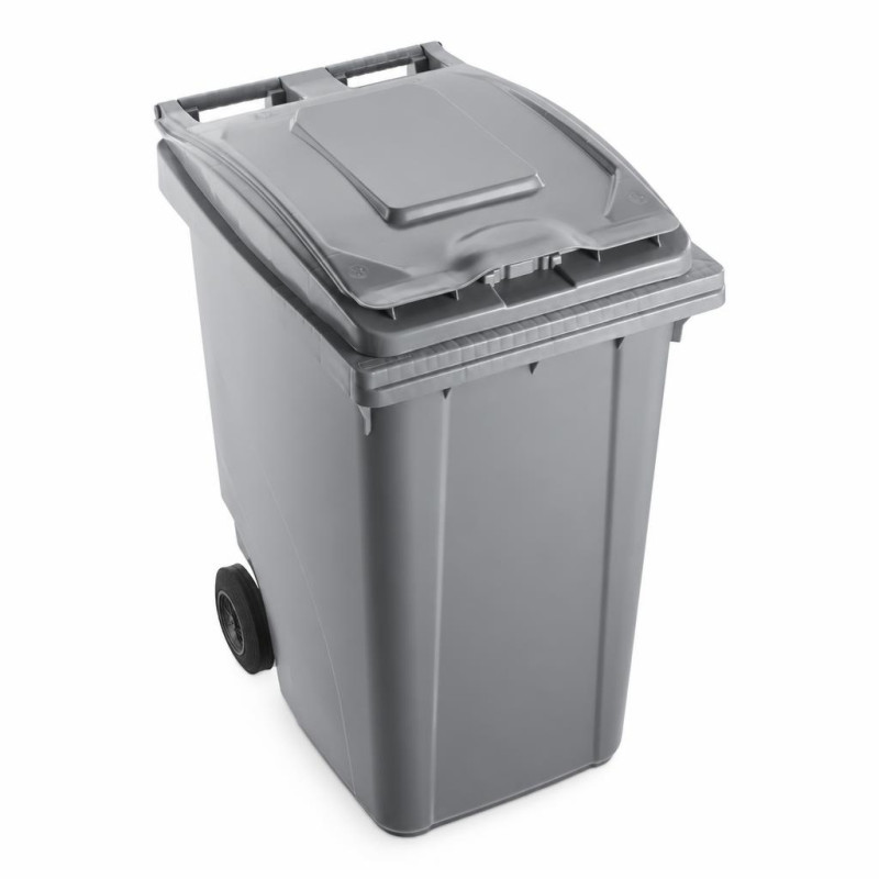 Bidone carrellato 360 litri Mobil Plastic con ruote e coperchio - raccolta differenziata