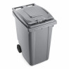 Bidone carrellato 360 litri Mobil Plastic con ruote e coperchio - raccolta differenziata