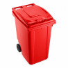 Bidone carrellato 360 litri Mobil Plastic con ruote e coperchio - raccolta differenziata