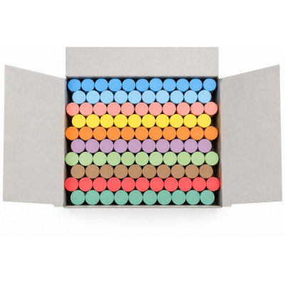 Gessetti colorati Giotto Robercolor Fila non polverosi tondi Ø 10 mm x 8 cm per lavagna - 100 pz