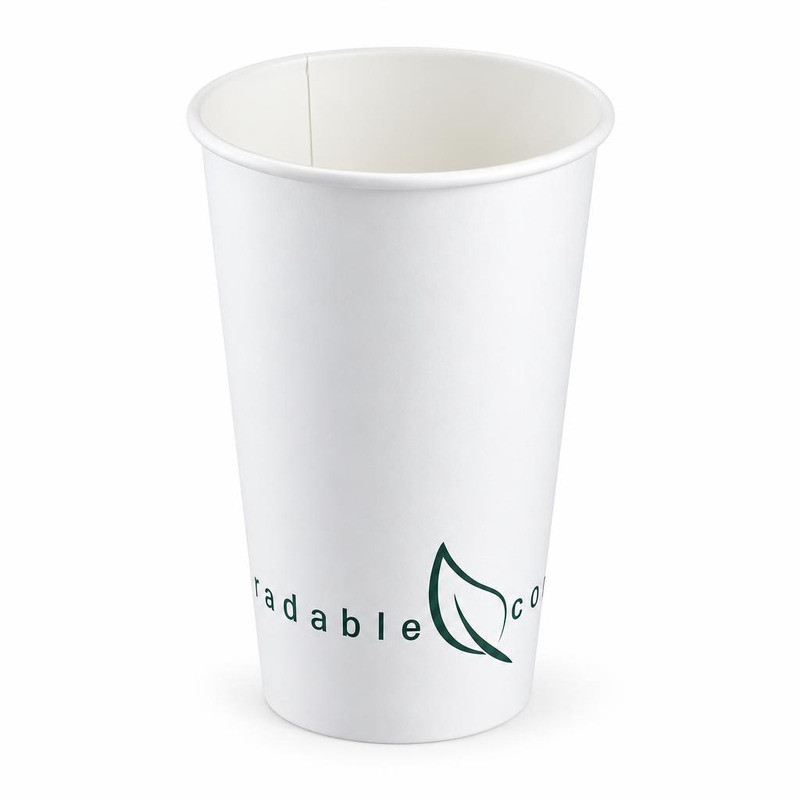Bicchieri take away compostabili in carta e PLA 240 ml - 50 pz