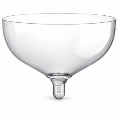 Coppe champagne in plastica trasparente 205 ml senza gambo - 20 pz