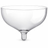 Coppe champagne in plastica trasparente 205 ml senza gambo - 20 pz