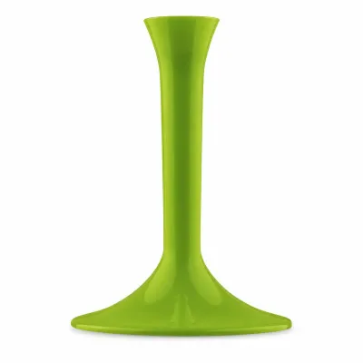 Gambi verdi per flute, calici e coppe champagne in plastica - 20 pz