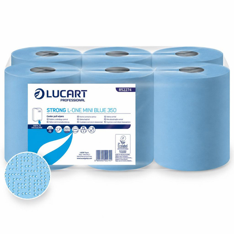 Asciugamani in rotolo Lucart Strong L-One Mini 350 - 6 rotoli