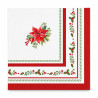 Tovaglioli di carta natalizi Red Royal 33x33 cm - 16 pz