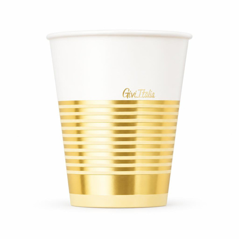 Bicchieri Elegance Gold 250 cc - 8 pz