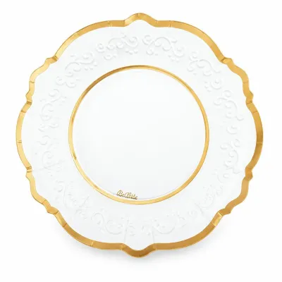Piatti di carta Gold Liberty 21 cm - 8 pz