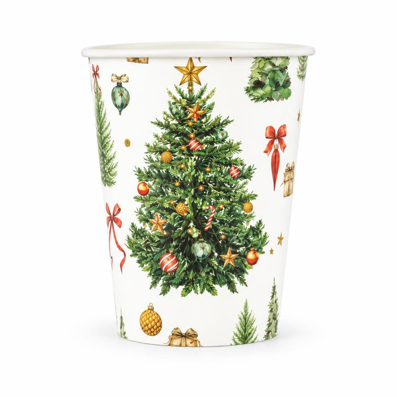 Bicchieri natalizi Christmas Forest 250 cc - 8 pz