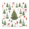 Tovaglioli di carta natalizi Christmas Forest 33x33 cm - 16 pz