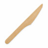 Coltelli in legno monouso 16 cm - 100 pz