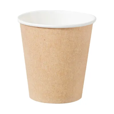 Bicchierini da caffè in cartoncino avana 90 ml (3 oz) per bevande calde e fredde Dampe Jungle Ø 5,7 cm - 50 pz