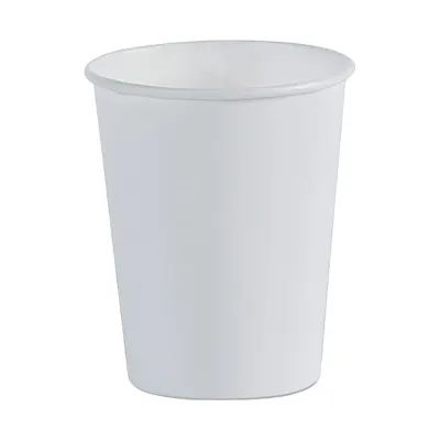 Bicchieri in cartoncino bianco 240 ml (8 oz) per bevande calde e fredde Dampe Jungle Ø 8 cm - 25 pz