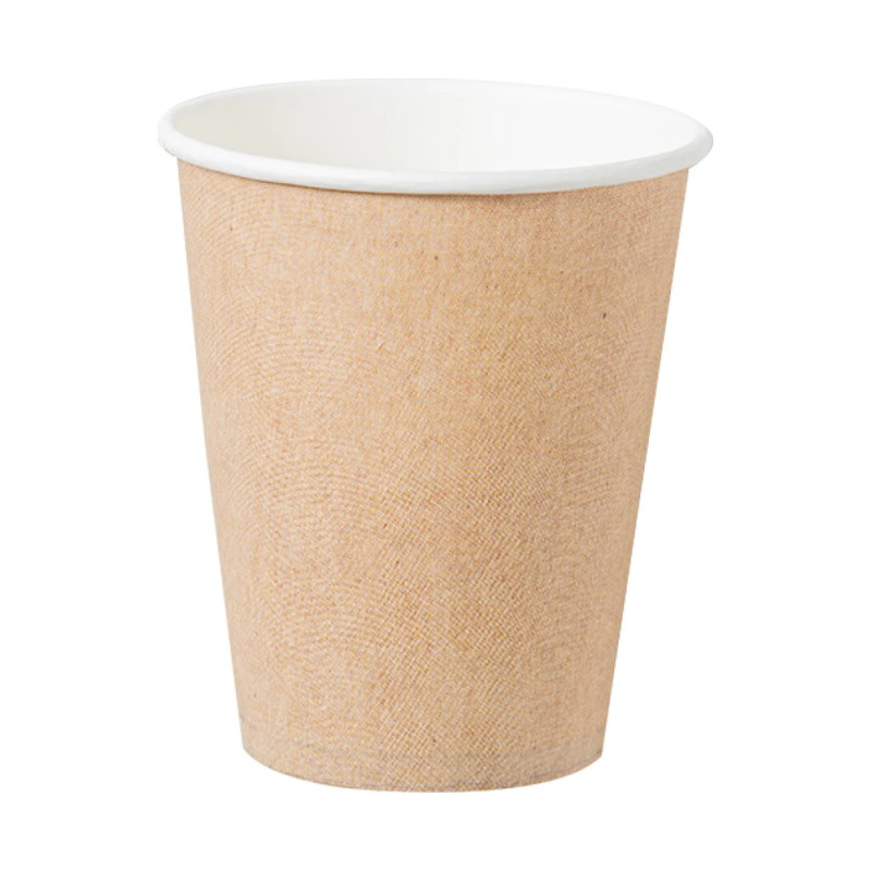 Bicchieri in cartoncino avana 360 ml (12 oz) per bevande calde e fredde Dampe Jungle Ø 9 cm - 25 pz