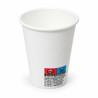 Bicchieri in cartoncino riciclabile bianco 210 ml per bevande calde e fredde Usobio Ø 7 cm - 50 pz