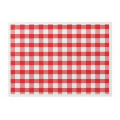 Tovagliette americane di carta Campagnola rossa 30x40 cm Okay per ristoranti e pizzerie - 250 pz