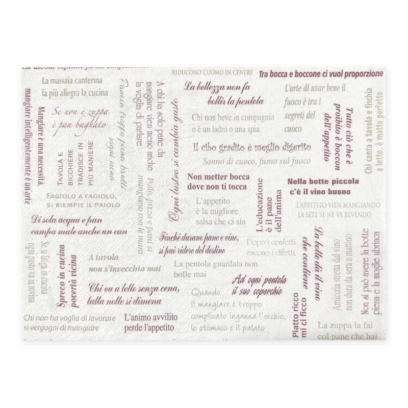 Tovagliette americane di carta Pour Parler 30x40 cm Okay per ristoranti - 250 pz