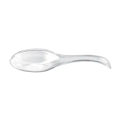 Cucchiai monodose finger food Standard 10 ml in plastica trasparente riutilizzabili - 30 pz
