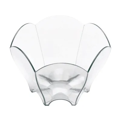Coppette finger food in plastica Tulip 70 ml trasparenti riutilizzabili - 25 pz