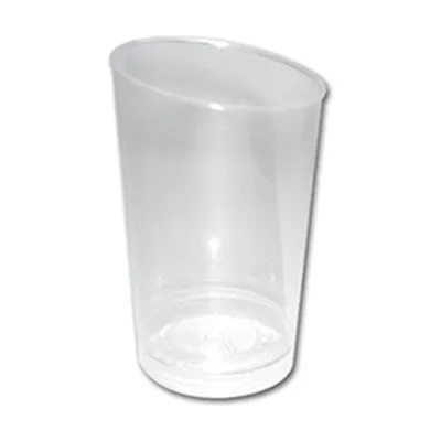 Bicchierini finger food conici Maxi 100 ml in plastica trasparente riutilizzabili - 10 pz
