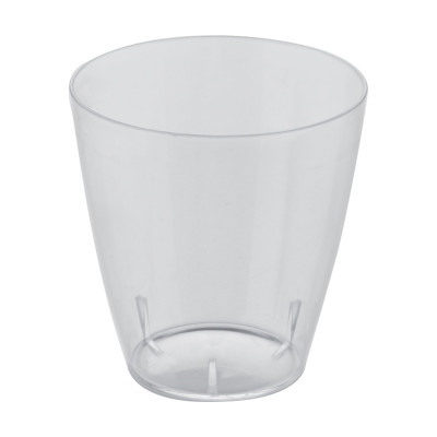 Bicchierini finger food Punto 60 ml in plastica trasparente riutilizzabili Ø 5 cm - 25 pz